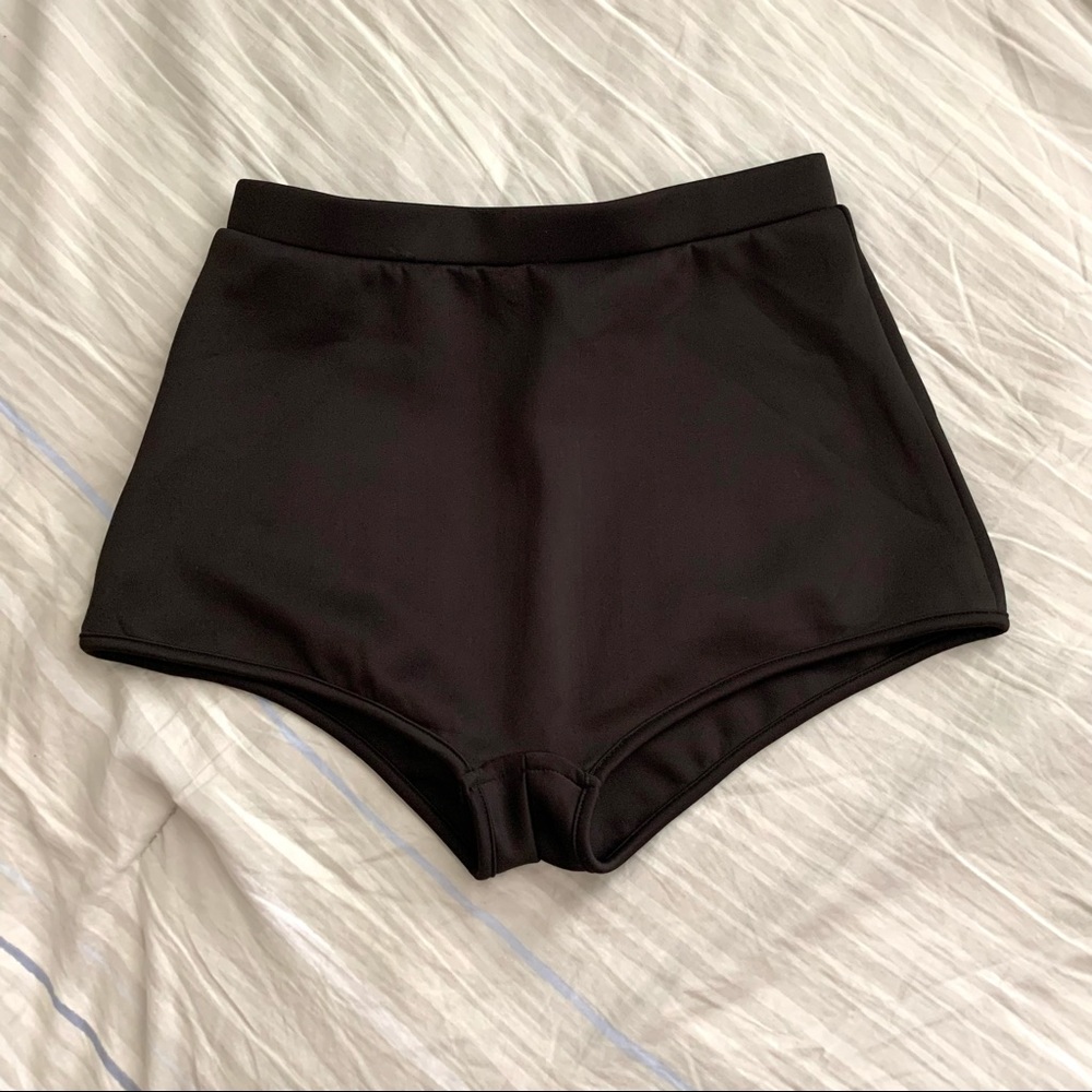 Princess Polly Lioness Black Festival Shorts